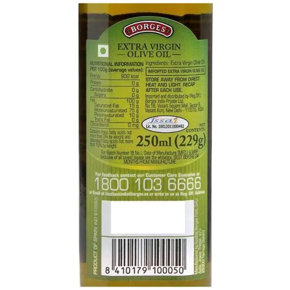 BORGES Original Extra Virgin Olive Oil, 250 ml Bottle-7.webp